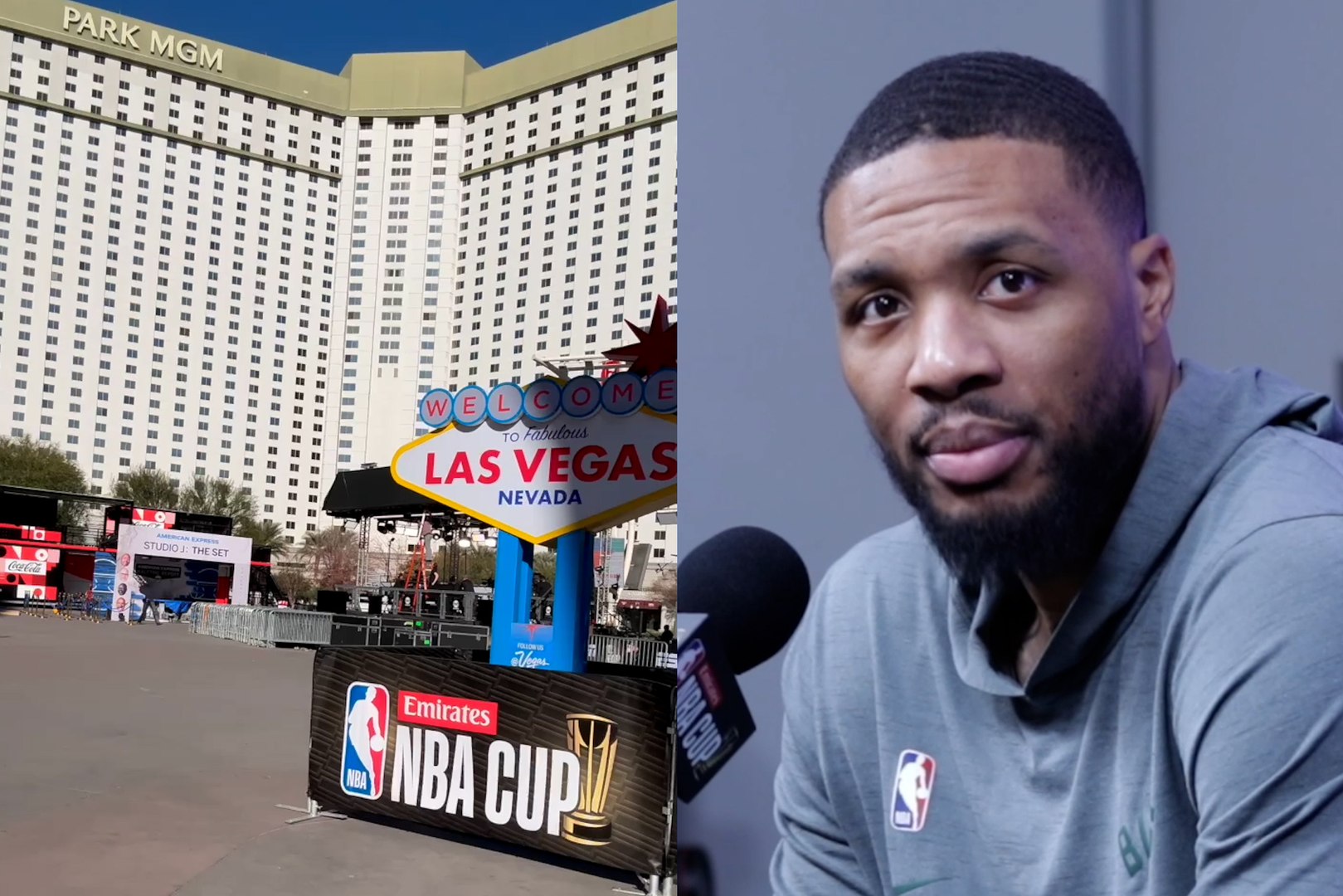 Damian Lillard stays laser-focused ahead of NBA Cup semifinals in Las Vegas