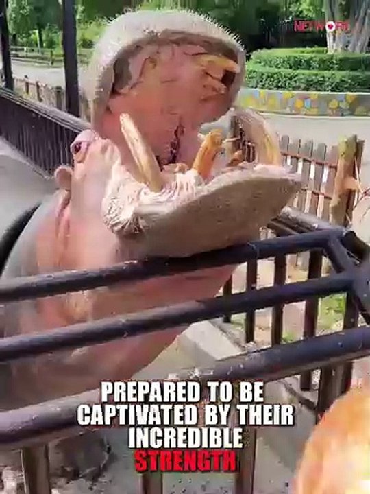 Hippos can actually eat almost anything