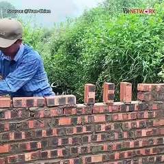 This man built a mini dam in his garden