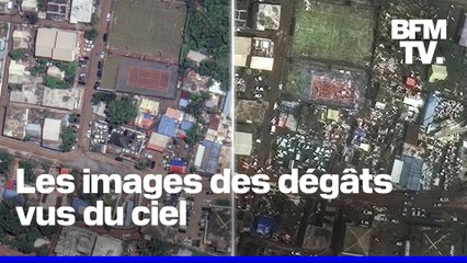 Cyclone à Mayotte: les images satellites avant et après le passage dévastateur du cyclone Chido