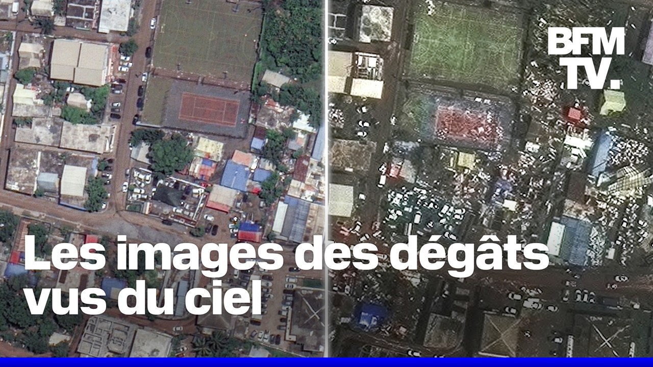 Cyclone à Mayotte: les images satellites avant et après le passage dévastateur du cyclone Chido