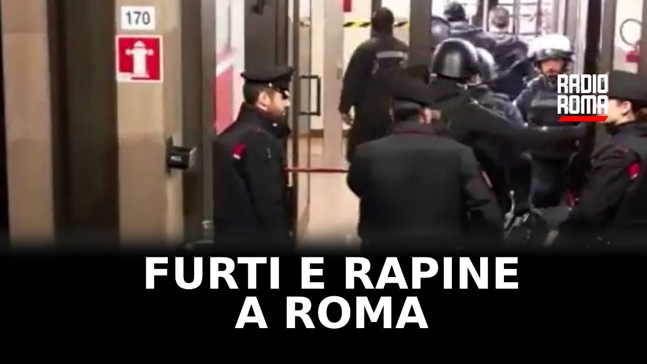 Furti e rapine a Roma, presa banda della spaccata
