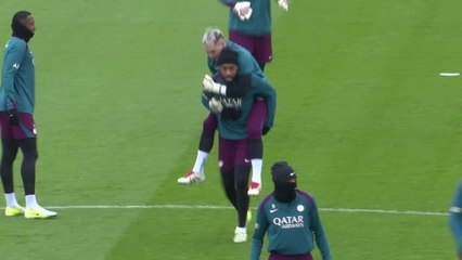 PSG - Quand Kimpembe amuse la galerie à l'entraînement avant le choc face à Monaco