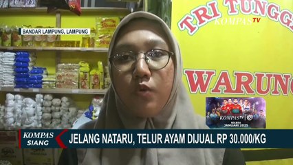 Harga Telur Melambung Jelang Natal dan Tahun Baru, Capai Rp 30.000/Kg di Lampung