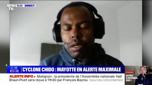 Cyclone chido: le niveau d'alerte maximale déclenché à Mayotte
