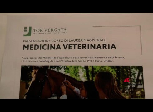 L’università di Roma Tor Vergata presenta il 1° corso di laurea del Lazio in Medicina veterinaria