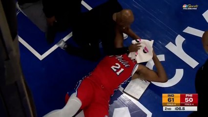 Embiid está gafado: sufre una fractura nasal