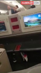 Uçakta olay çıkaran iş insanı hakkında karar verildi