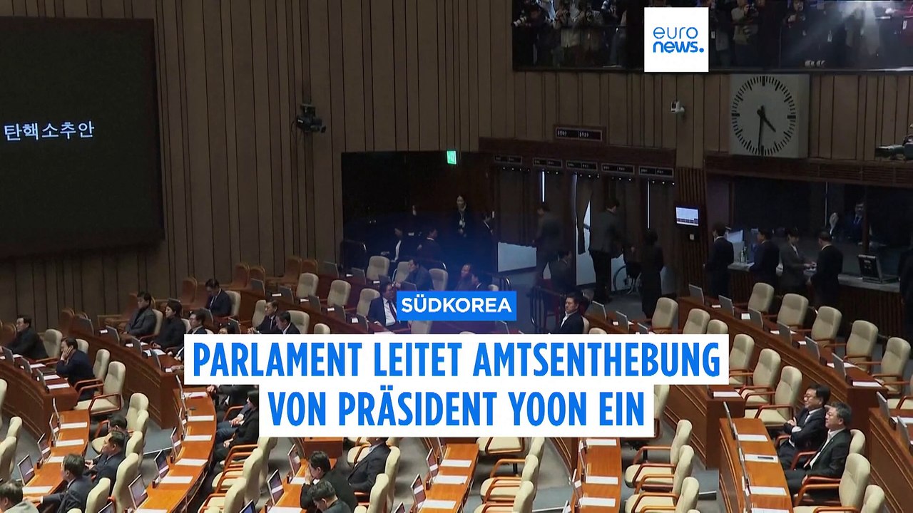Amtsenthebungsverfahren gegen Südkoreas Präsident eingeleitet