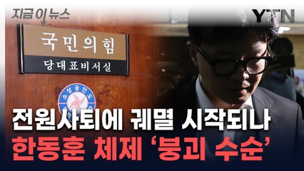 예상 넘은 이탈표에 '줄사퇴'...'사분오열' 국민의힘 궤멸 위기 [지금이뉴스]  / YTN