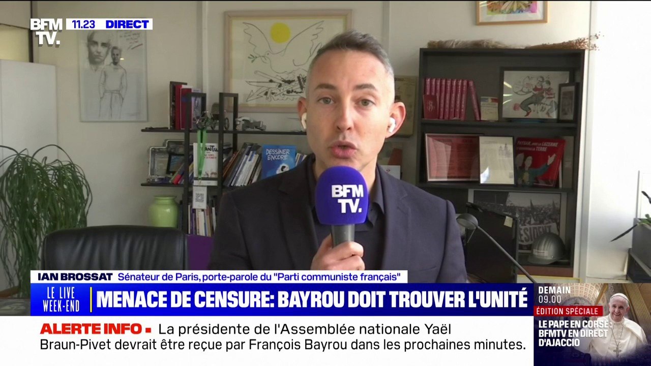 François Bayrou: selon Ian Brossat (PCF), "il est l'incarnation du camp macroniste qui a été battu"