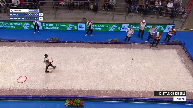 Demi-finale triplette des championnats du monde 2024 - France - Madagascar