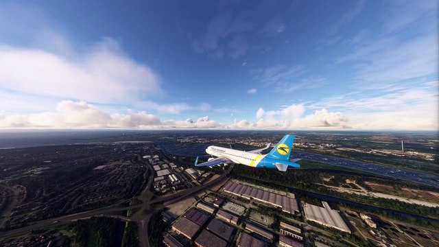 Breathtaking Landing: Ukraine International A320neo at Liverpool John Lennon Airport, United Kingdom #flights #fly #flightlovers #Canada #USA #Japan #aviation #A320neo #flying #FlyingLovers #aviationlovers #landinglovers