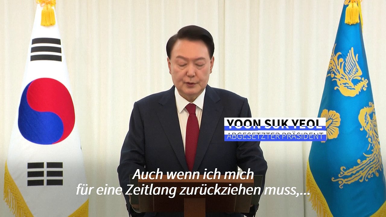 Südkorea: Abgesetzter Präsident Yoon gibt sich geschlagen