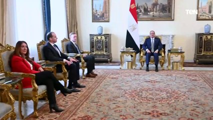الرئيس عبد الفتاح السيسي يستقبل مستشار الأمن القومي الأمريكي