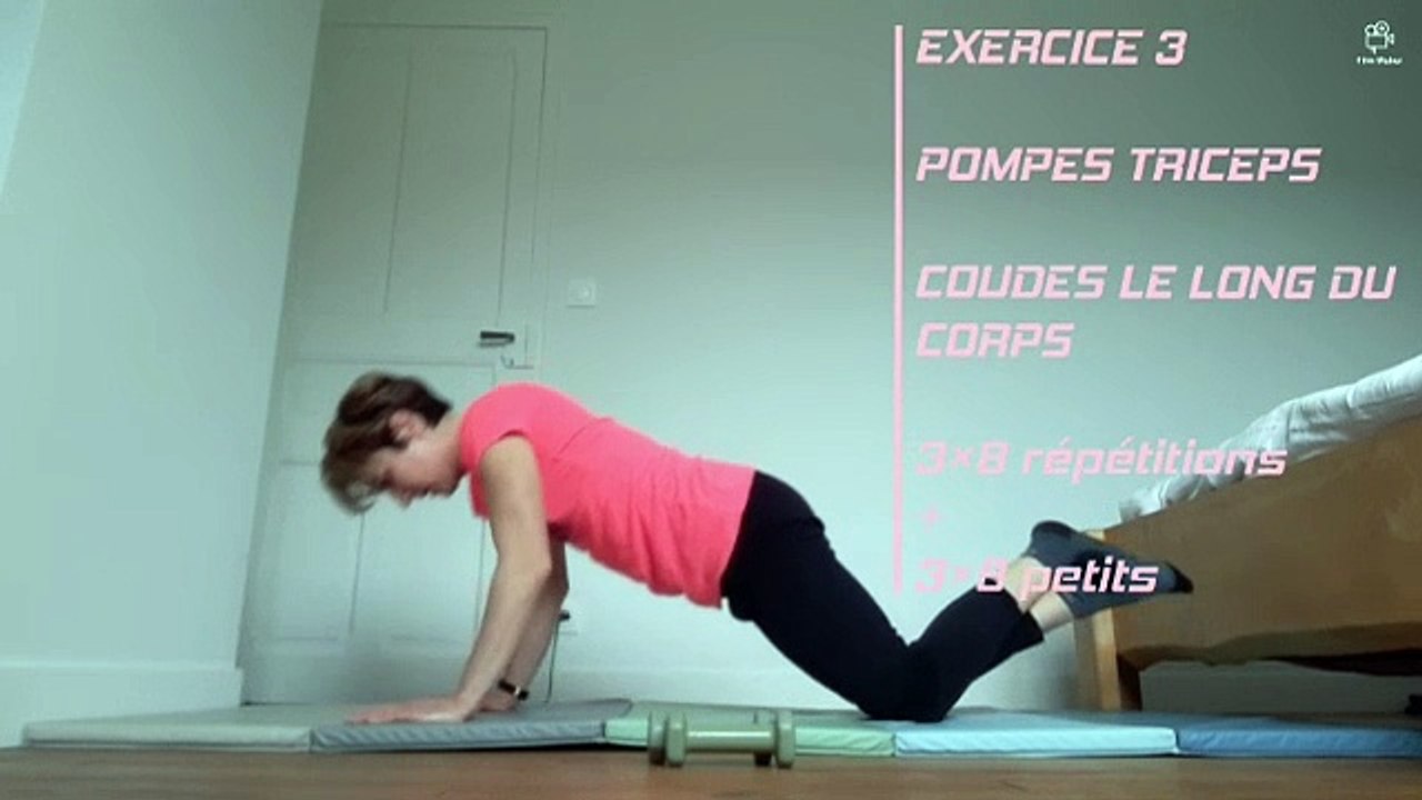 FITNESS - Renforcement musculaire pectoraux + triceps suite