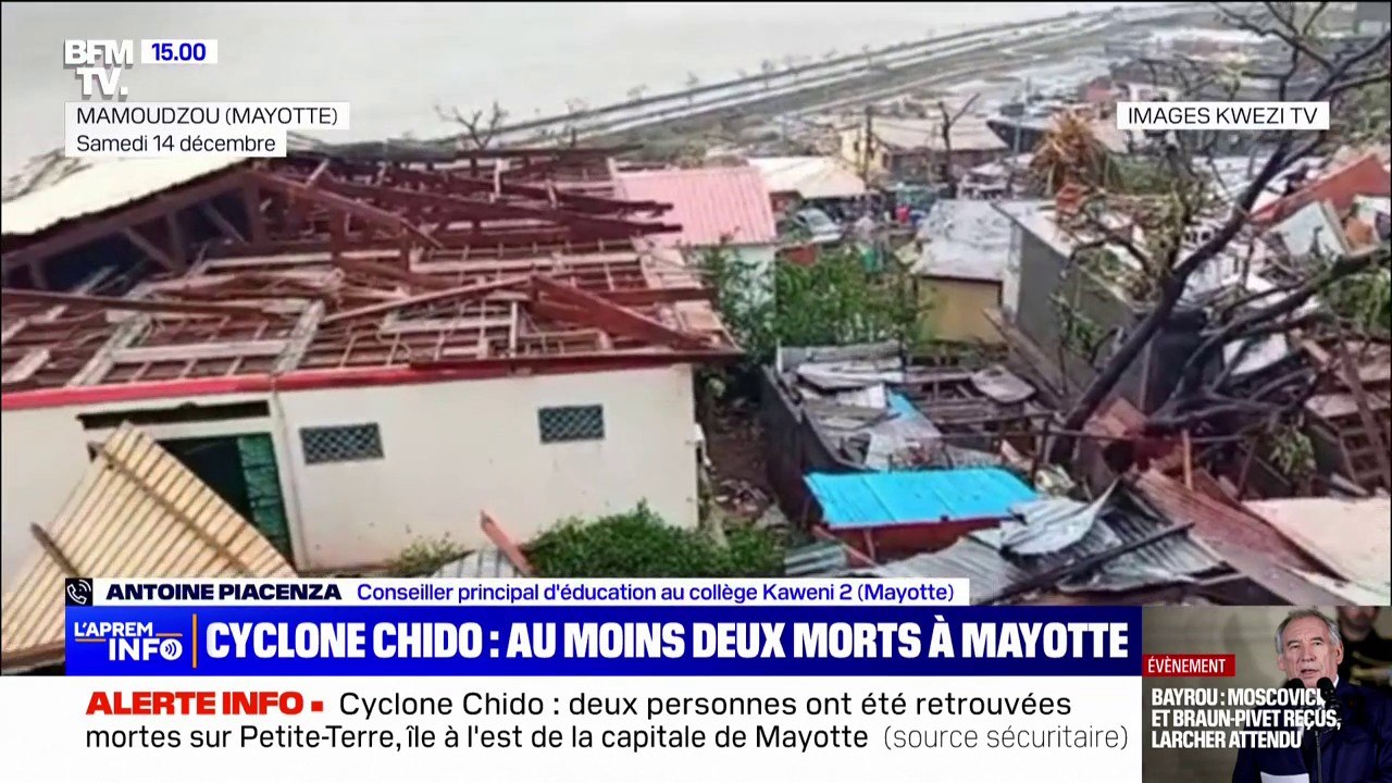 Antoine Placenza (CPE au collège Kaweni 2 à Mayotte), sur le cyclone: "L'île va mettre du temps à s'en remettre"