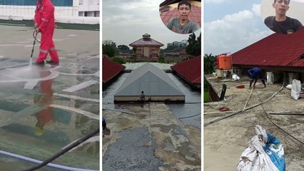 Cara Memperbaiki Dak Beton Bocor Menggunakan Aspal Cair