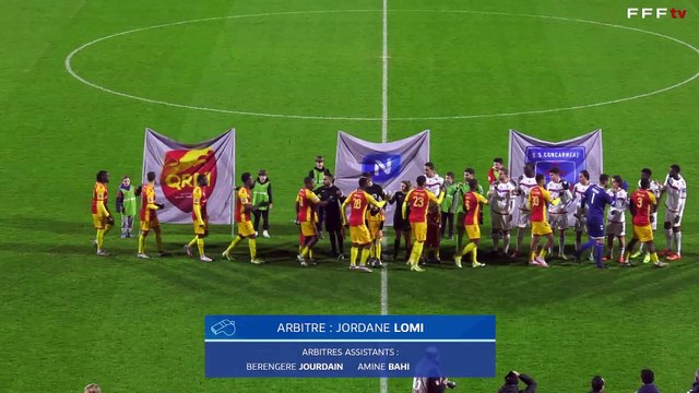 J15 I Quevilly Rouen Métropole vs US Concarneau en replay (2-1) I National FFF 2024-2025