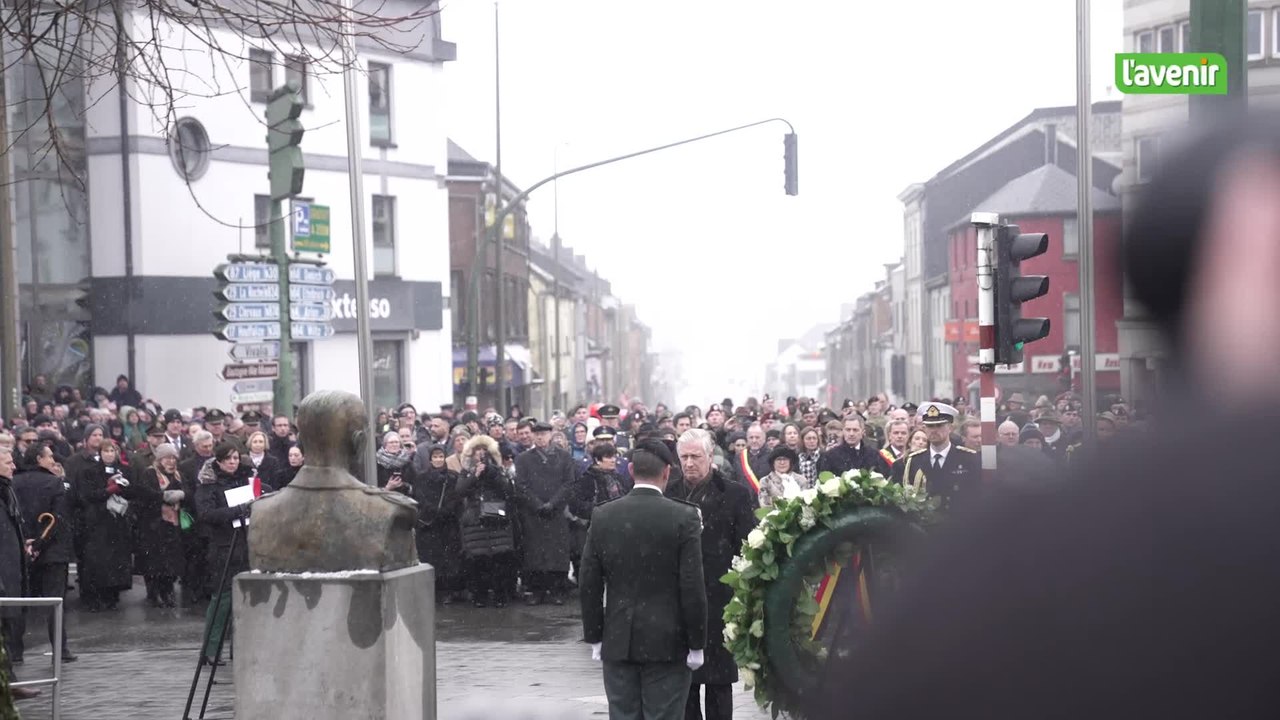 Le roi et la reine à Bastogne pour le 80ème anniversaire de la Bataille des Ardennes