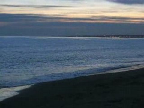 La Bernerie en Retz : la grande plage by night