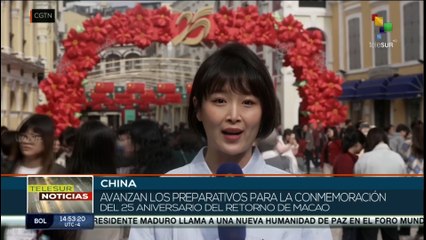 China se prepara para conmemorar el 25 aniversario del retorno de Macao