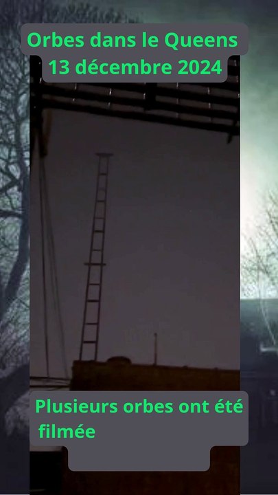 OVNI Orbes dans le queens le 13 décembre 2024 #alien #ufo #ovni #mystery  #paranormal