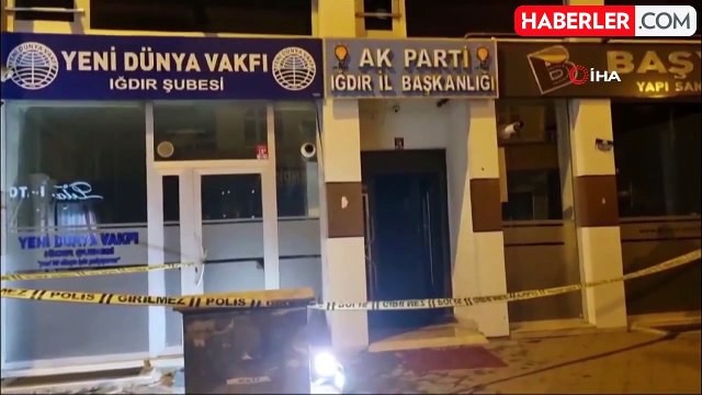 Iğdır'da AK Parti İl Binasına Molotoflu Saldırı
