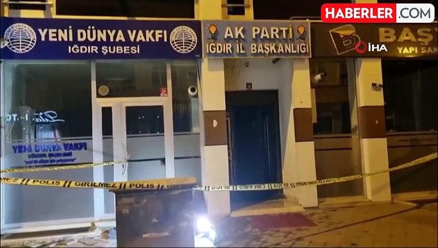Iğdır'da AK Parti İl Binasına Molotoflu Saldırı