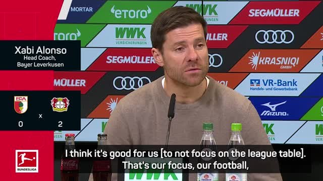 Alonso not focused on Bundesliga title despite Bayern slip