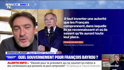 Erwan Balanant (Modem): "François Bayrou veillera aux équilibres politiques, géographiques et sociologiques"