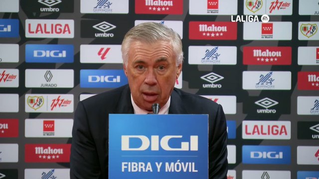 Rueda de prensa completa de Carlo Ancelotti | Rayo Vallecano 3 - 3 Real Madrid