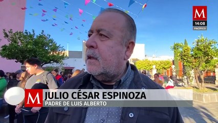 Padre de Alberto Espinoza, pide a las autoridades de Zacatecas que estén más alertas en la seguridad