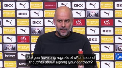 No regrets for Guardiola over contract extension