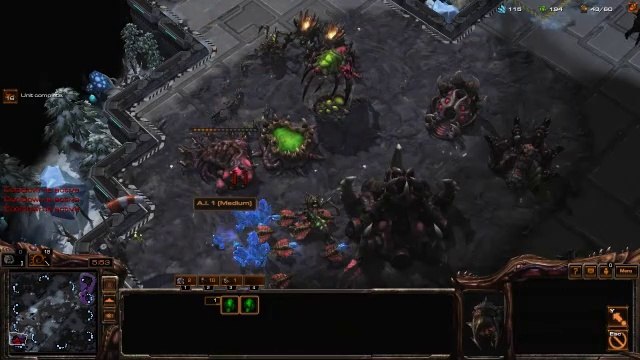 [StarCraft 2]No.0316 Great ZERG Player vs Medium A.I, WIN[2-Base Ravager-Ling Attack].CUT.01'22-09'05