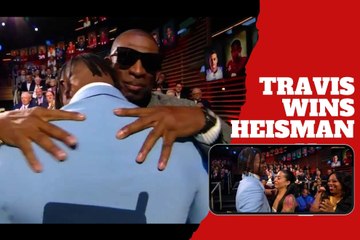Travis Hunter makes history with iconic Heisman Trophy win