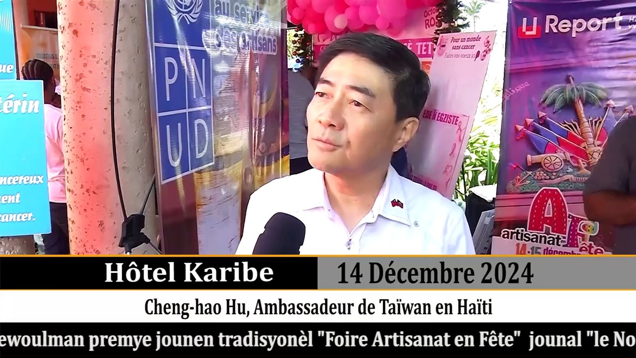 Dewoulman premye jounen "Foire Artisanat en Fête"  jounal "le Nouvelliste" nan Hôtèl karibe.