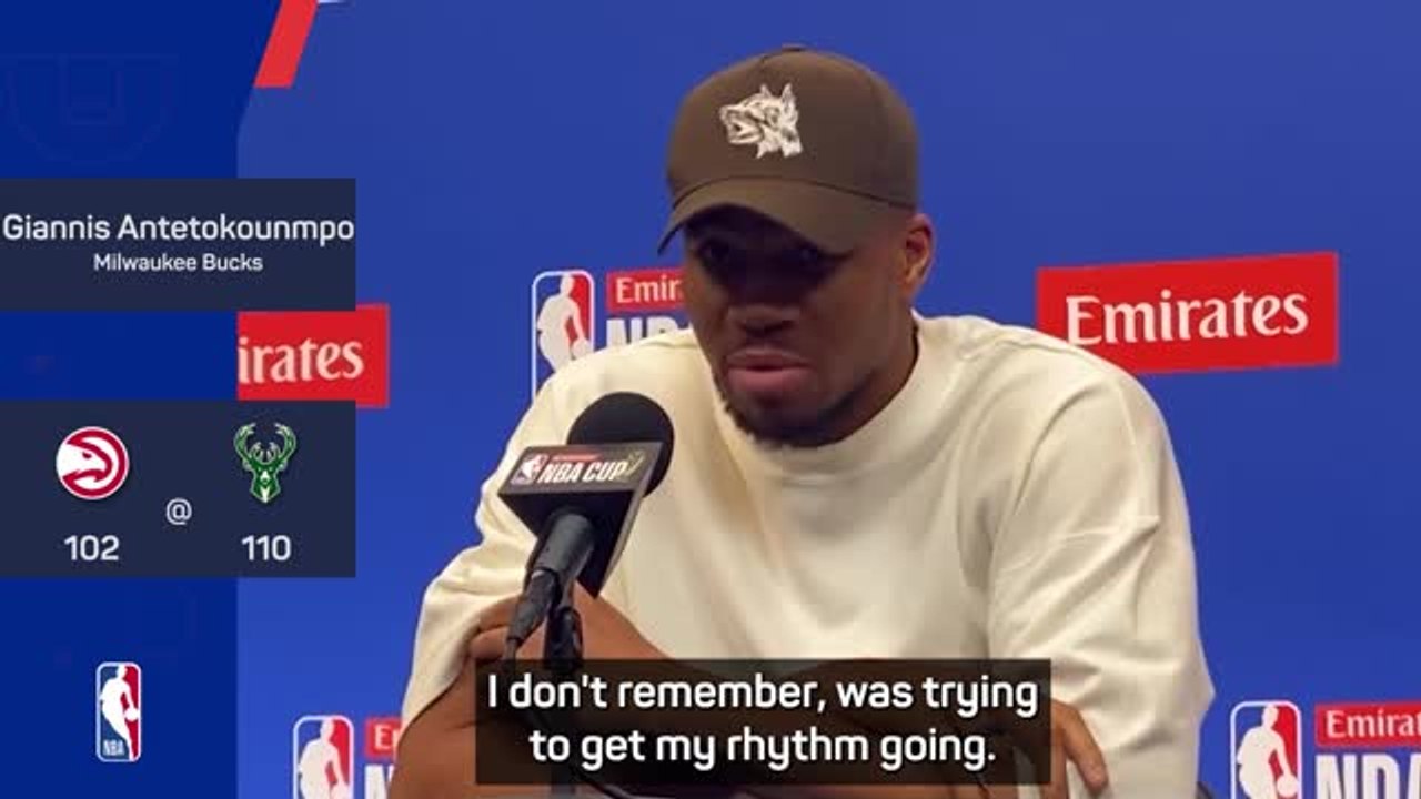 'I just tried to compete' - Giannis after NBA Cup semi-final win over Hawks