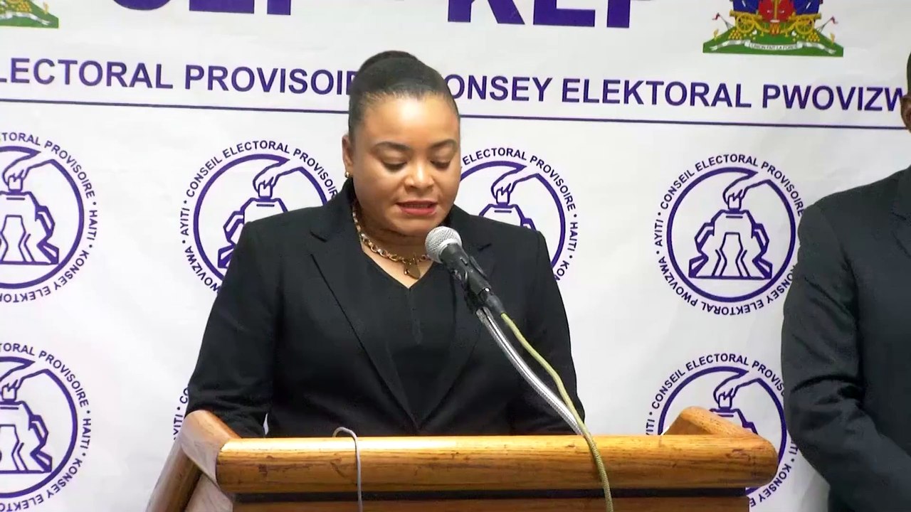 Magalie Georges ak Yves Marie Edouard enstale pou konplete konsèy elektoral pwovizwa a.