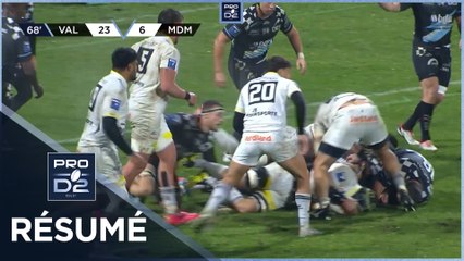 PRO D2 Saison 2024-2025 J14 - Résumé Valence Romans - Stade Montois rugby