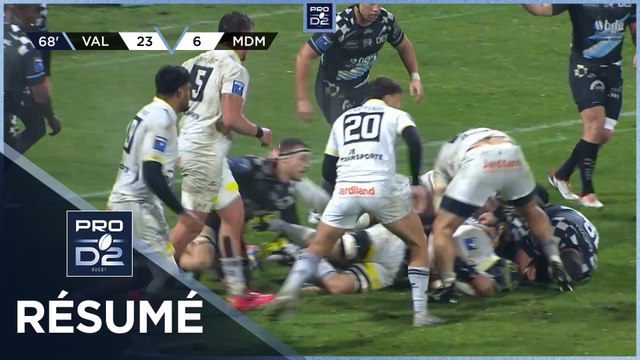 PRO D2 Saison 2024-2025 J14 - Résumé Valence Romans - Stade Montois rugby