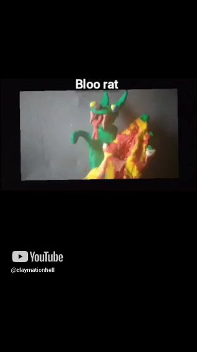 bloo rat vs a green demon