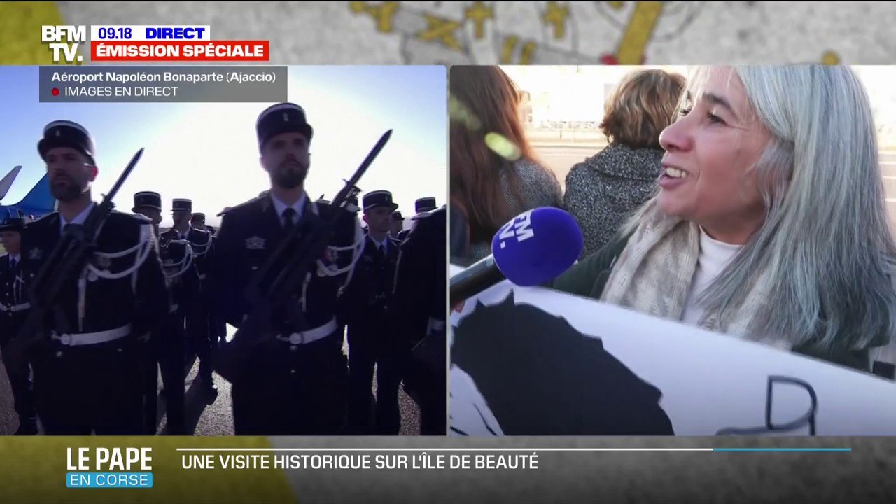 "On pourra le raconter à nos petits-enfants", le pape François s'apprête à déambuler dans les rues d'Ajaccio