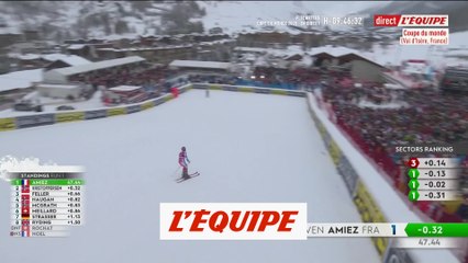 L'énorme première manche de Steven Amiez - Ski - Coupe du monde (H)