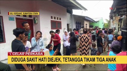 Kesal Kerap Diejek, Pria 40 Tahun Tikam Tiga Anak Tetangga di Deli Serdang