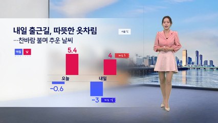 [날씨] 내일 서울 아침 -3℃... 새벽부터 충남·호남 눈·비 / YTN
