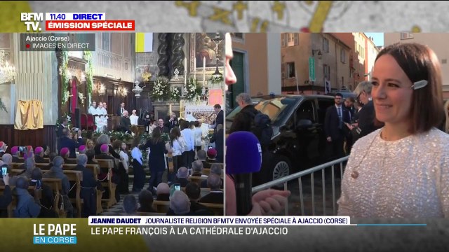Corse: pour l'artiste Alizée, chanter devant le pape François c'est une demande qui ne se refuse pas