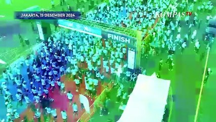 Pantauan Udara Aksi Anggota TNI AU di Air Force Run 2024