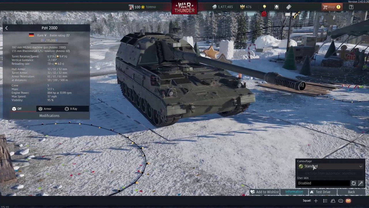 PzH 2000 SPG First Impressions - Storm Warning Dev Server - War Thunder