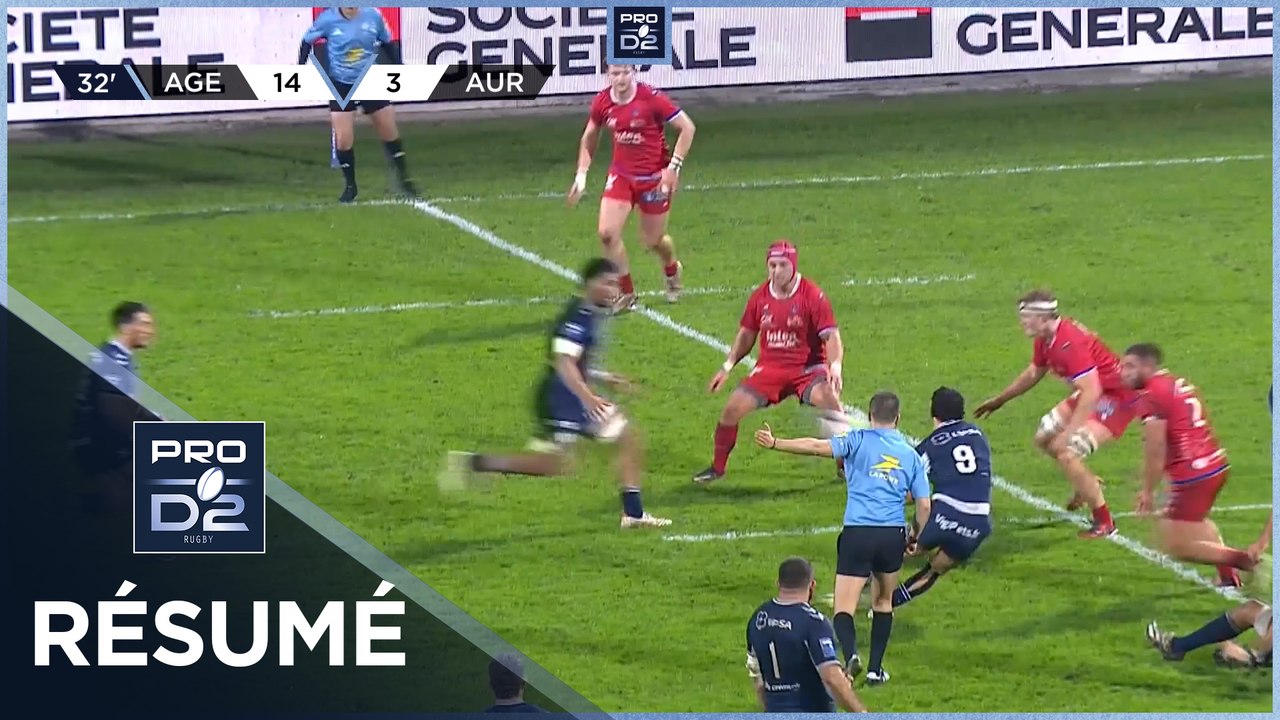 PRO D2 Saison 2024-2025 J14 - Résumé SU Agen - Stade Aurillacois